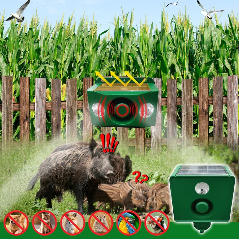 Alarmsysteem Tegen Dieren op Zonne-Energie