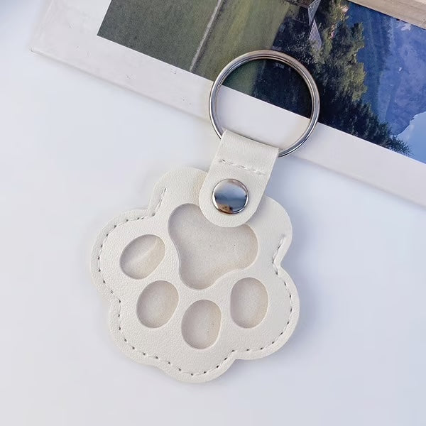 Leren Dierenpoot Sleutelhanger