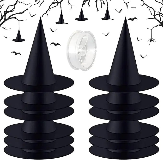 Zwevende Heksenhoed - Halloween decoratie