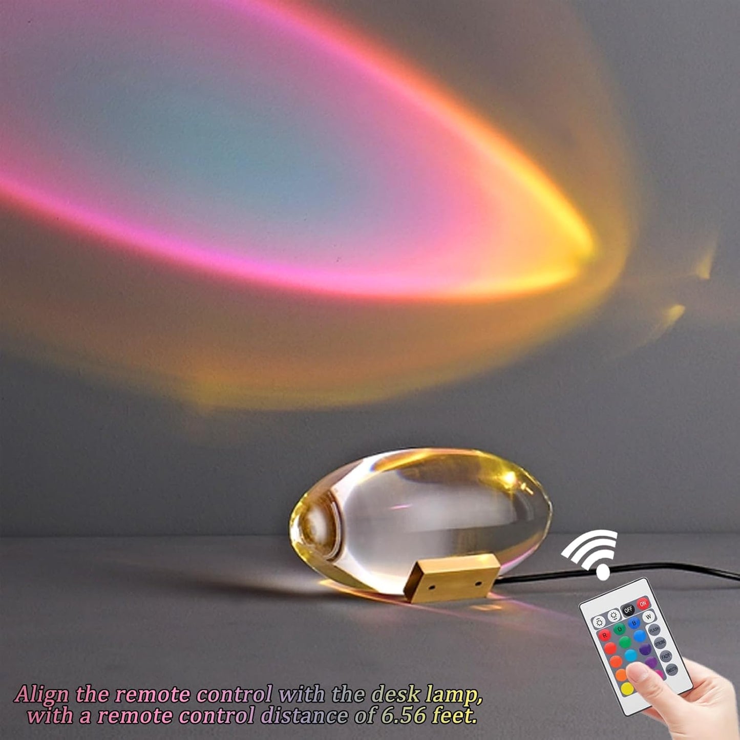 Kristallen Prisma Lamp