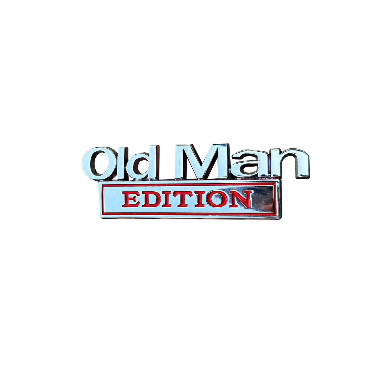 Old Man Edition Auto Embleem