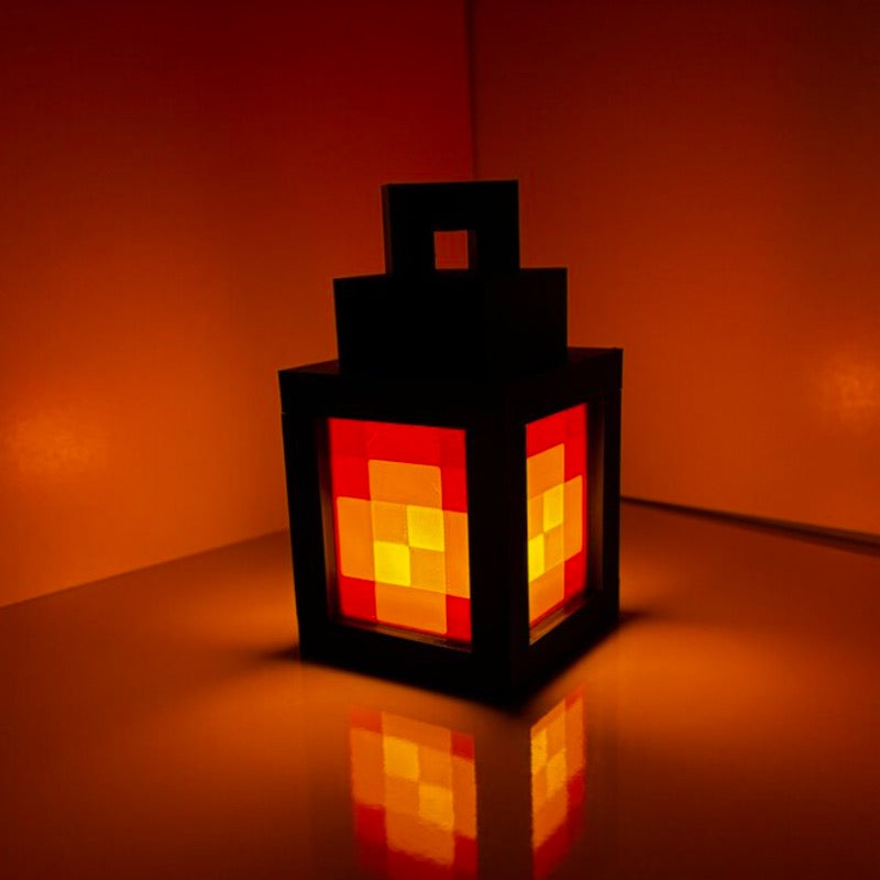 Draagbare Minecraft Lamp