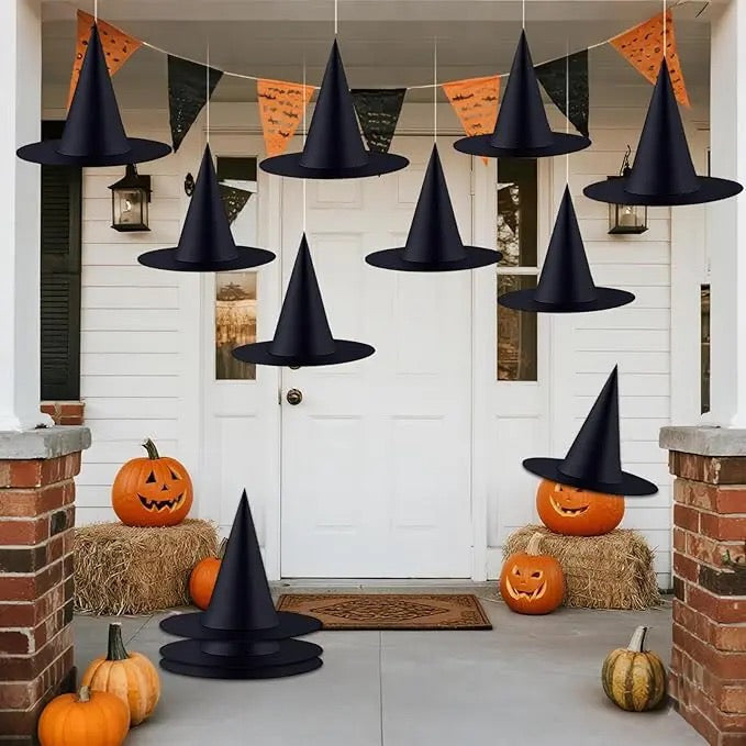 Zwevende Heksenhoed - Halloween decoratie