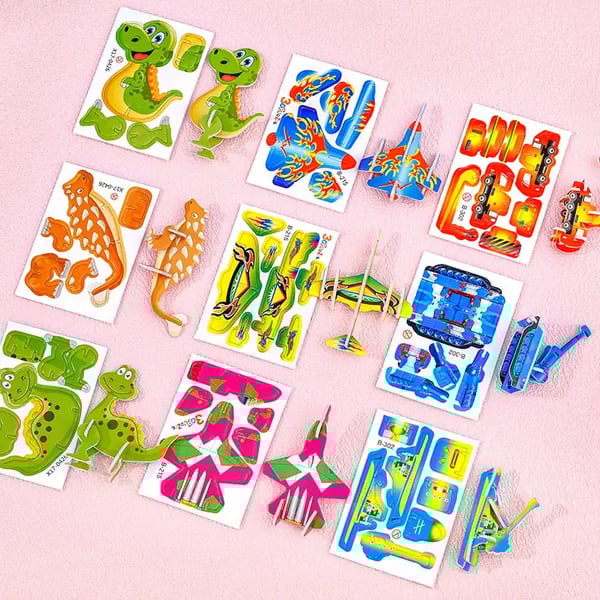 3D Cartoon Puzzelset | 25 Puzzels