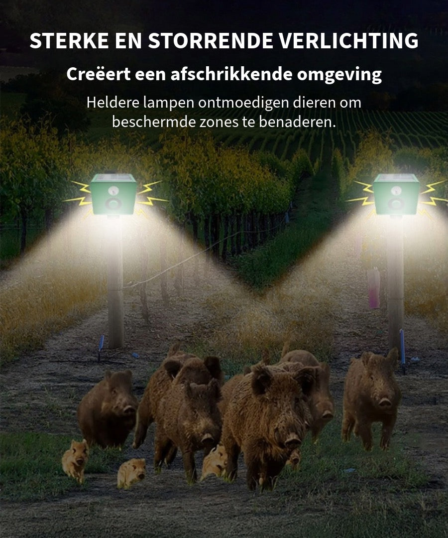 Alarmsysteem Tegen Dieren op Zonne-Energie
