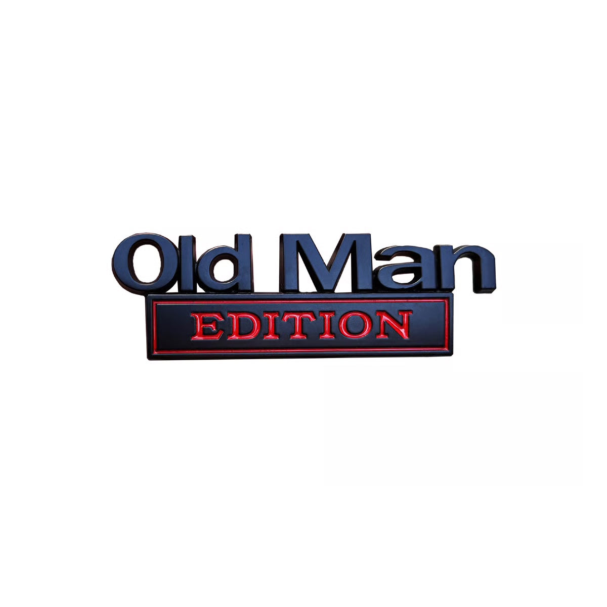Old Man Edition Auto Embleem
