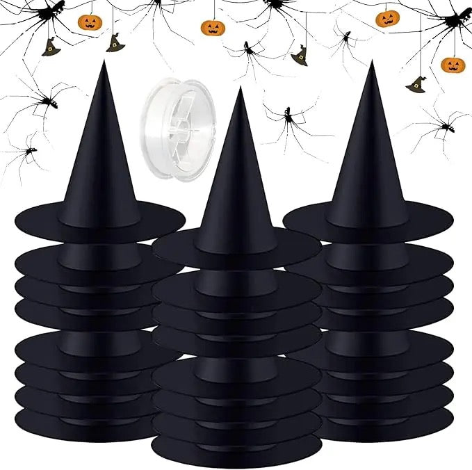Zwevende Heksenhoed - Halloween decoratie