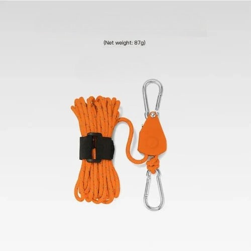 Draagbare Verstelbare Fix Tent hoge sterkte snelle release katrol - Camping touw