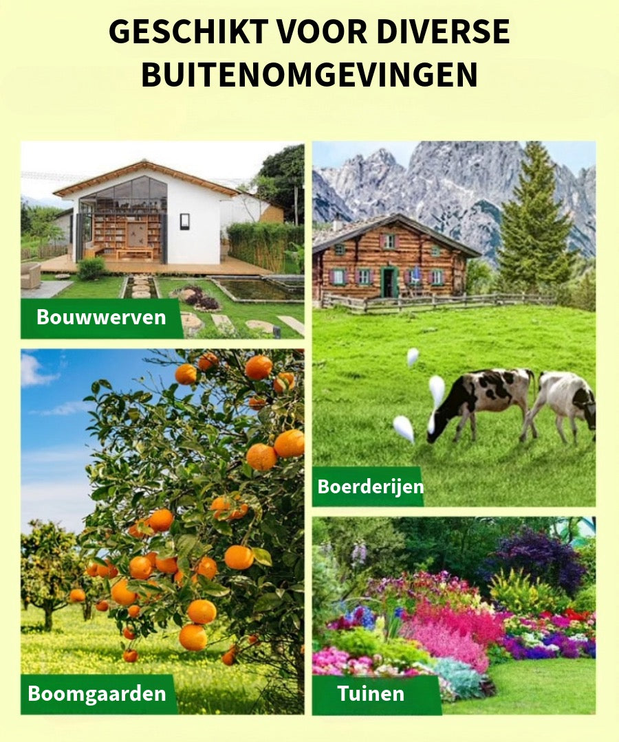 Alarmsysteem Tegen Dieren op Zonne-Energie