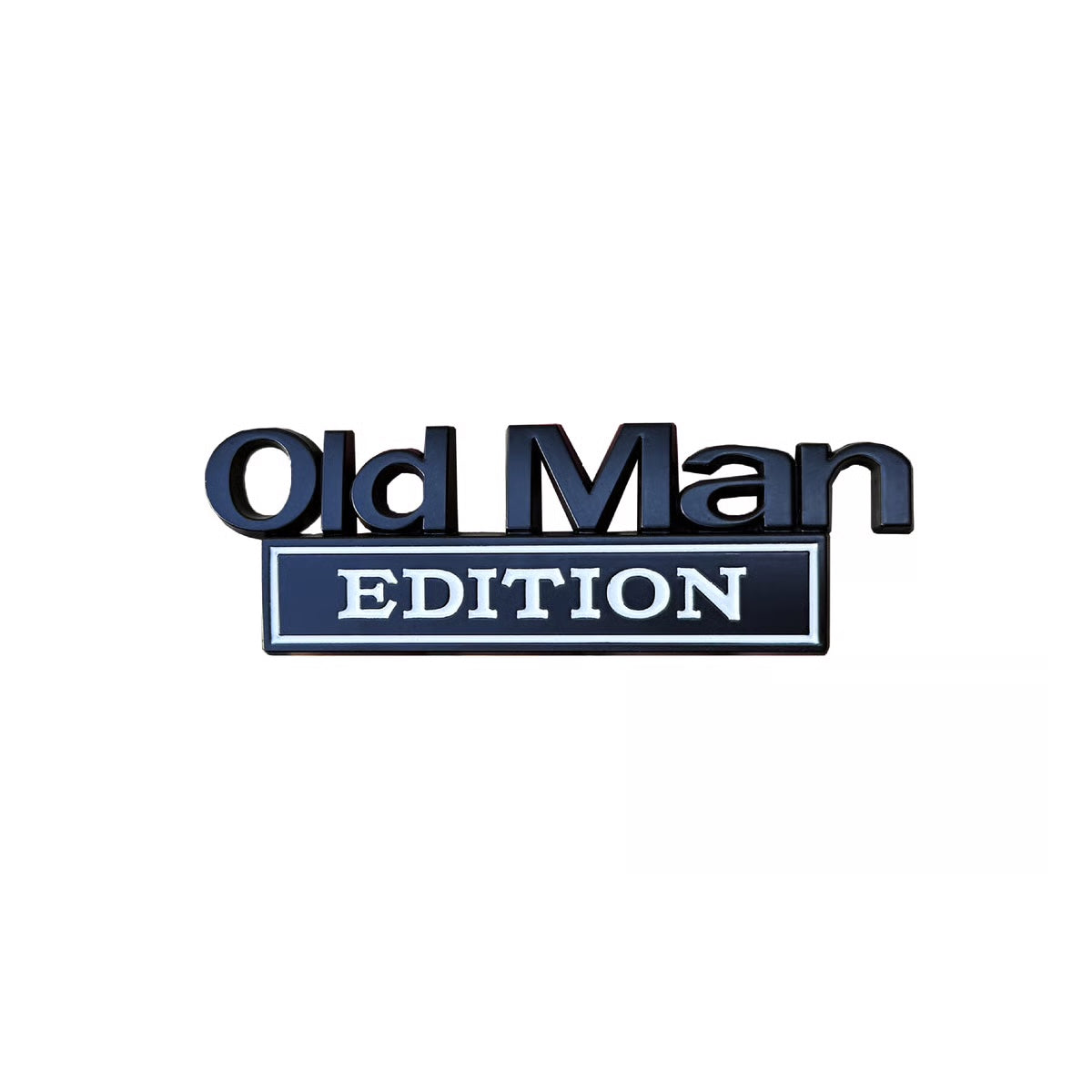 Old Man Edition Auto Embleem