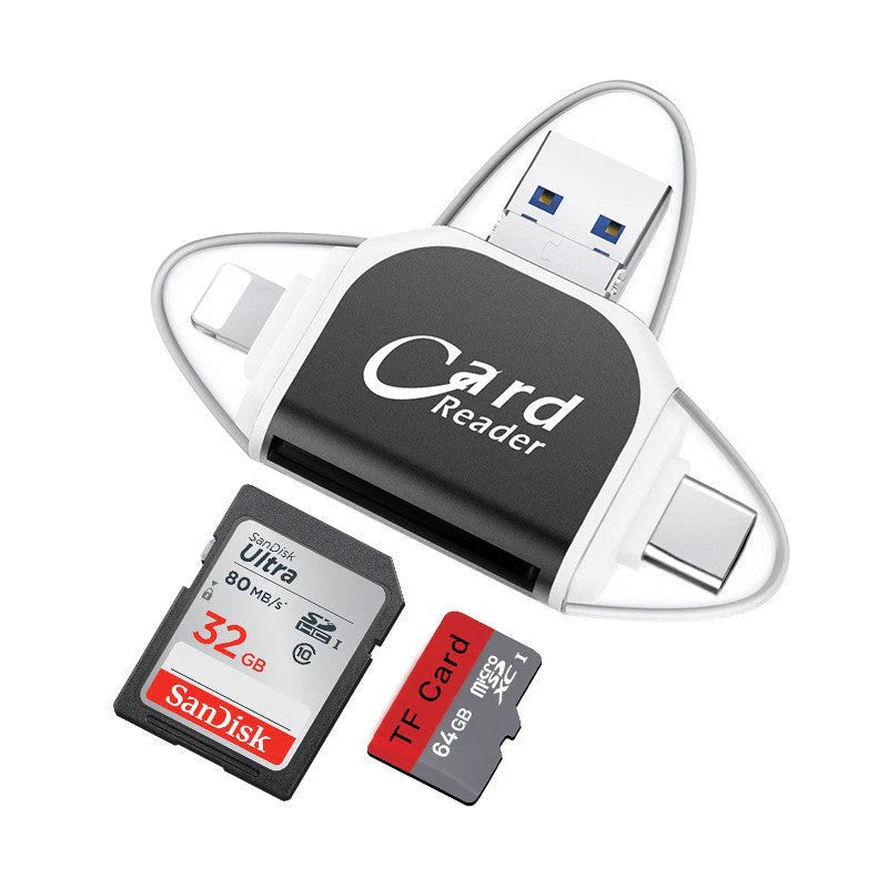 4-in1 SD Kaartlezer