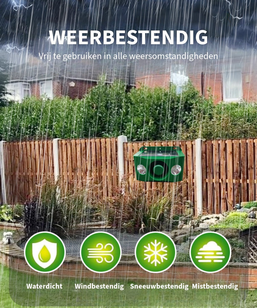 Alarmsysteem Tegen Dieren op Zonne-Energie