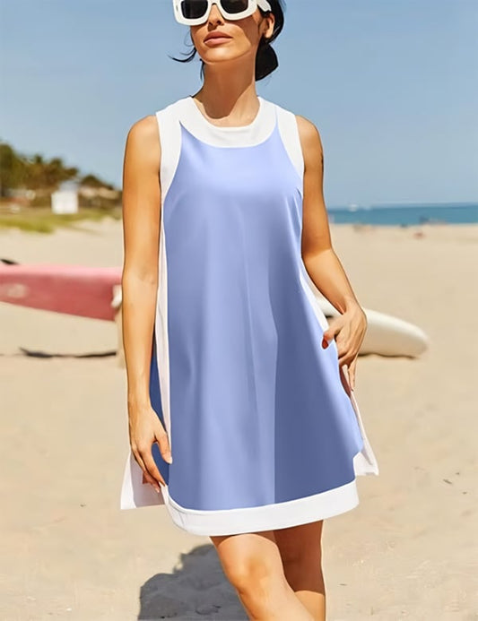 Dames 2-delige Set – Top + Rok & Short met Zakken