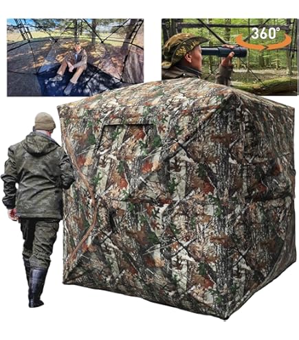 Professionele Camouflagetent - 147 x 147 x 164 cm