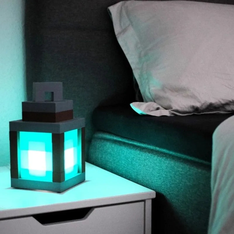Draagbare Minecraft Lamp