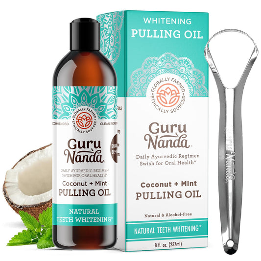 Natuurlijke Whitening Mondspoeling + Tong Schraper