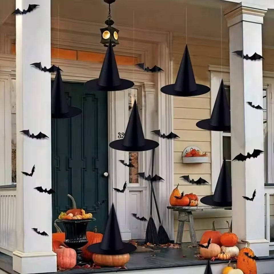 Zwevende Heksenhoed - Halloween decoratie