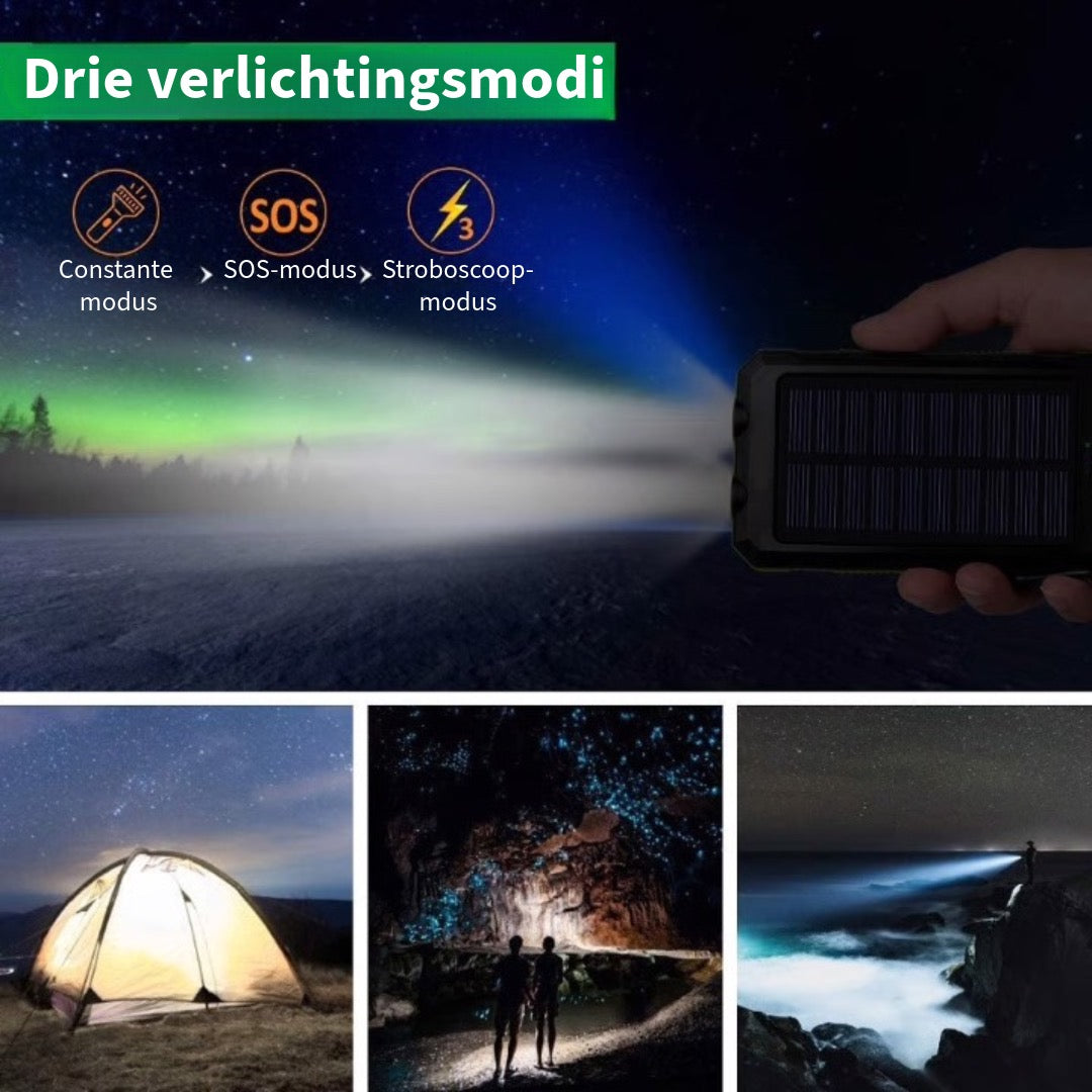 Waterdichte Powerkbank op Zonne-energie