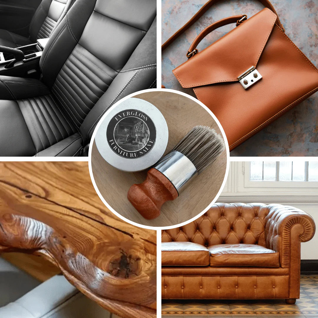 EverGloss™ – Leder & Hout Reparatiezalf + Kwast
