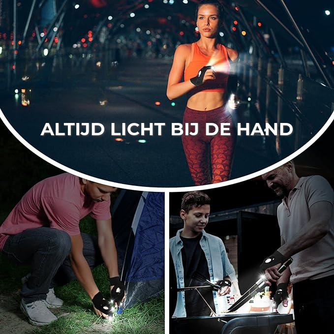 LED-Zaklamp Handschoenen