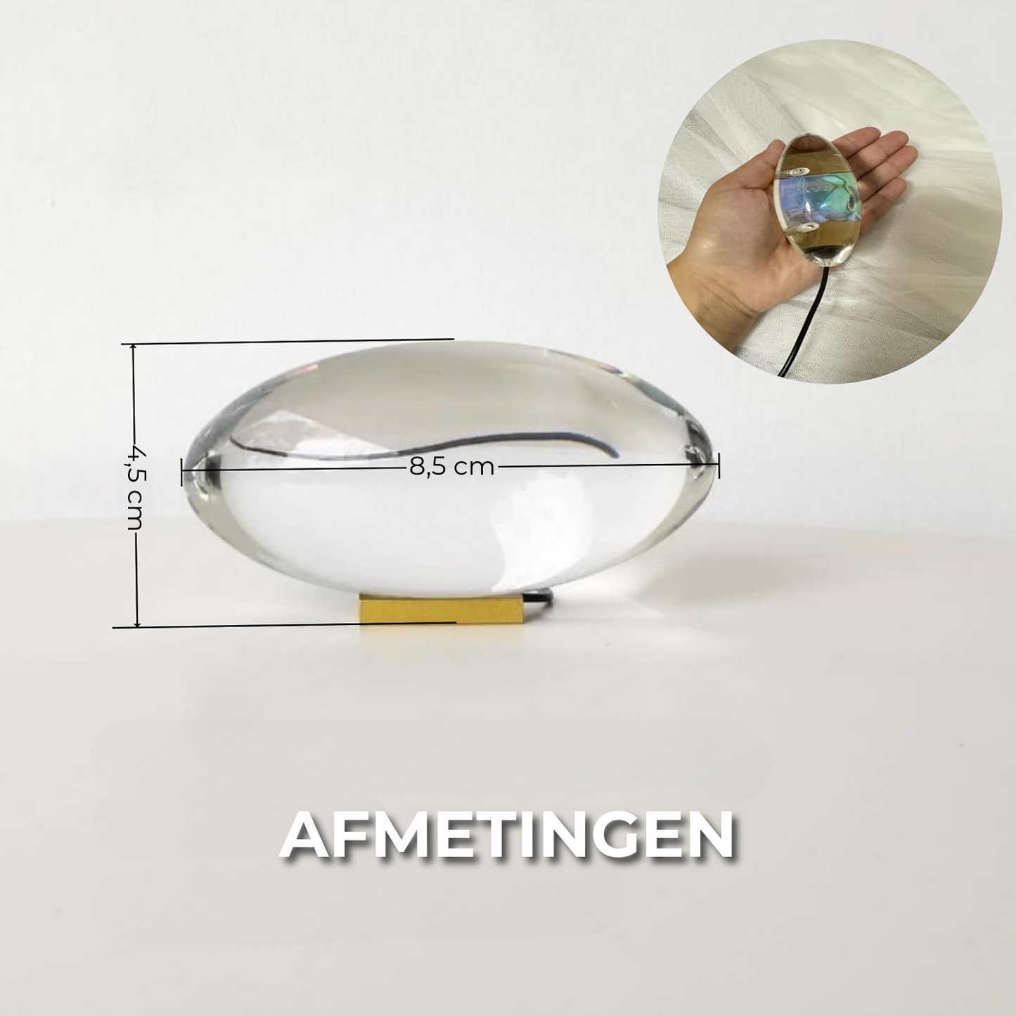 Kristallen Prisma Lamp