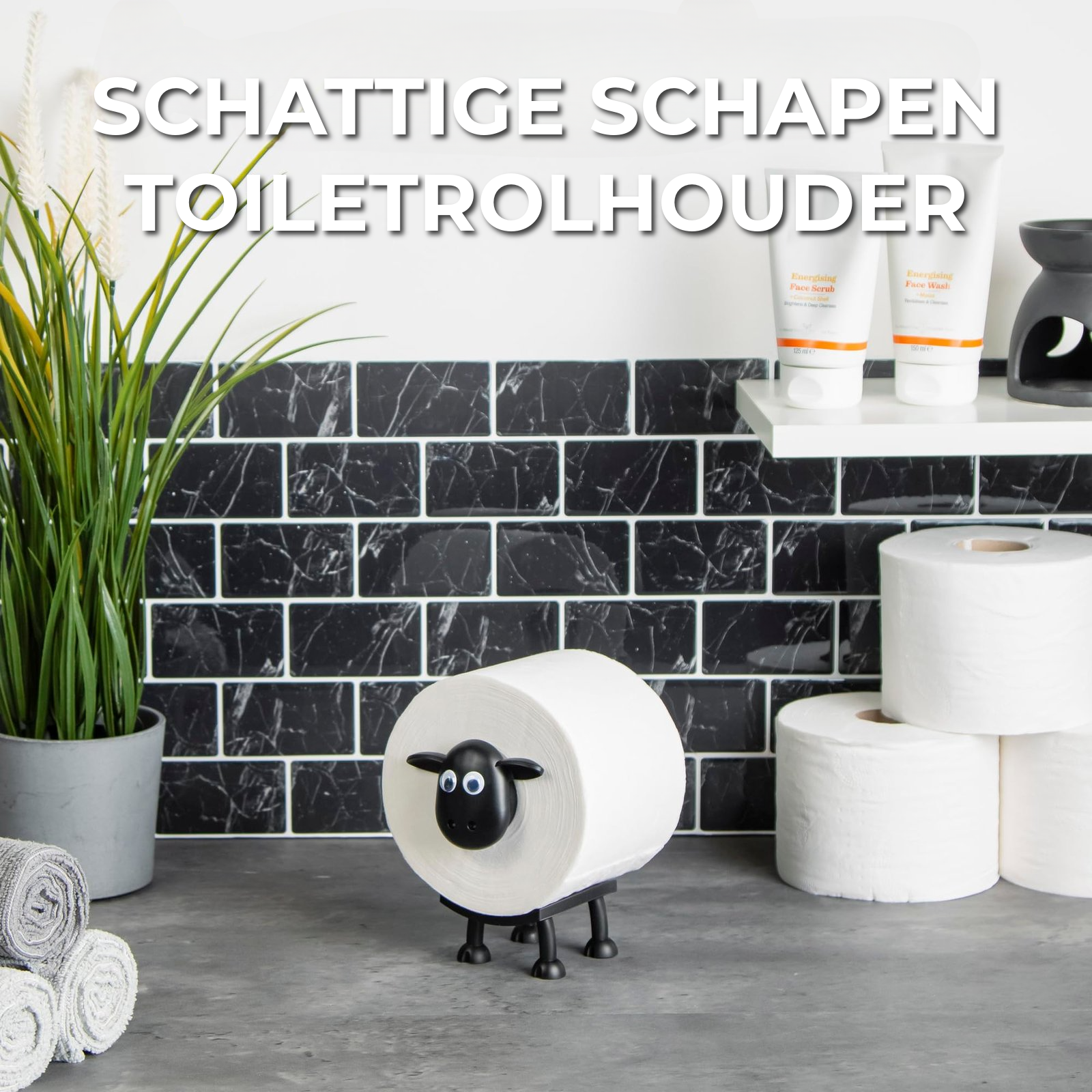 Schattige Schapen Toiletrolhouder
