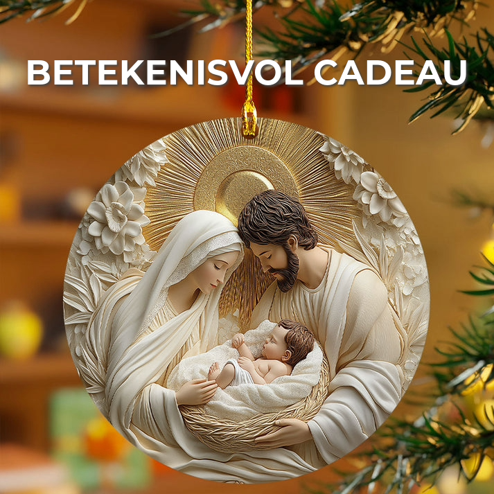 Heilige Familie Kerstornament