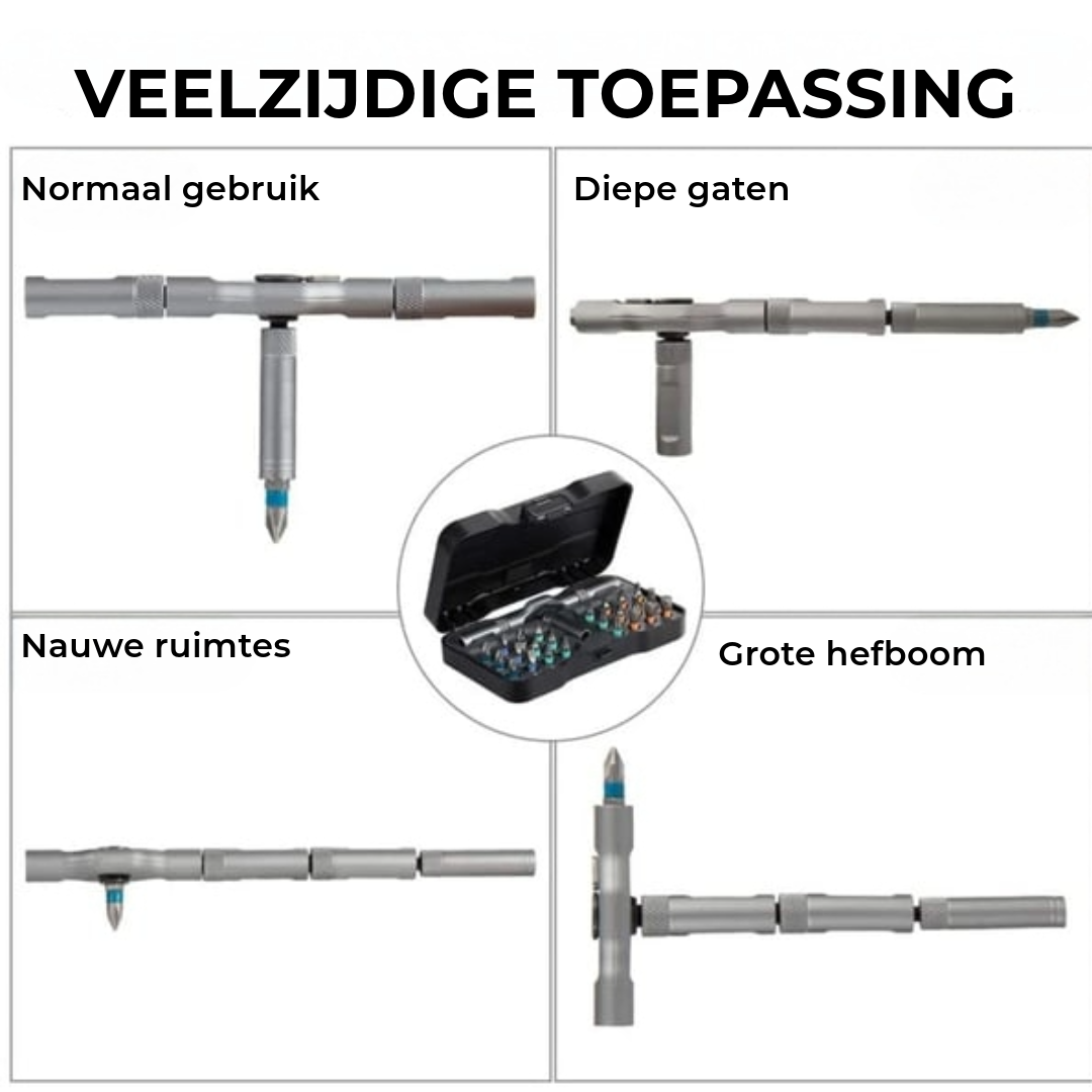 Professionele 24-in-1 Magnetische Schroevendraaier Set