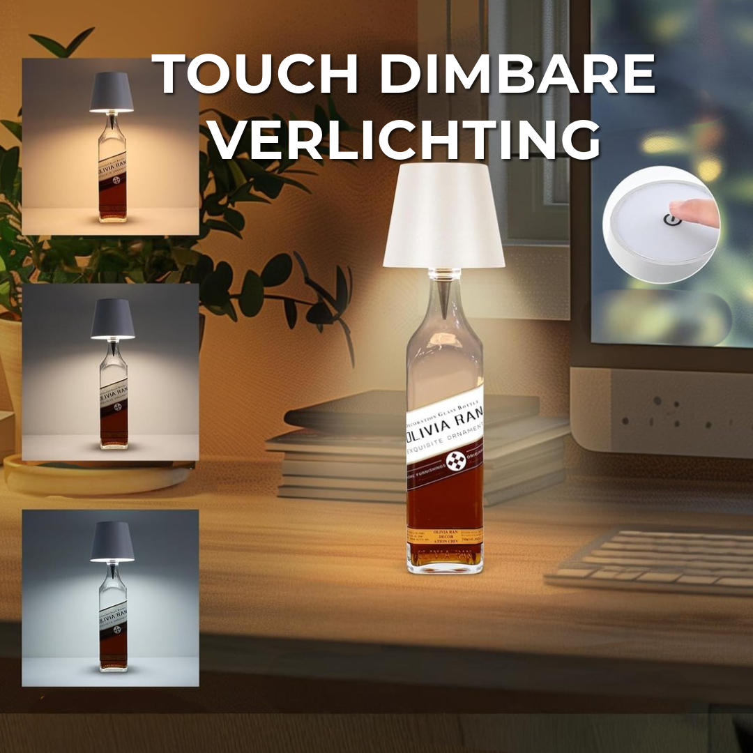 Draadloze Flessenlamp