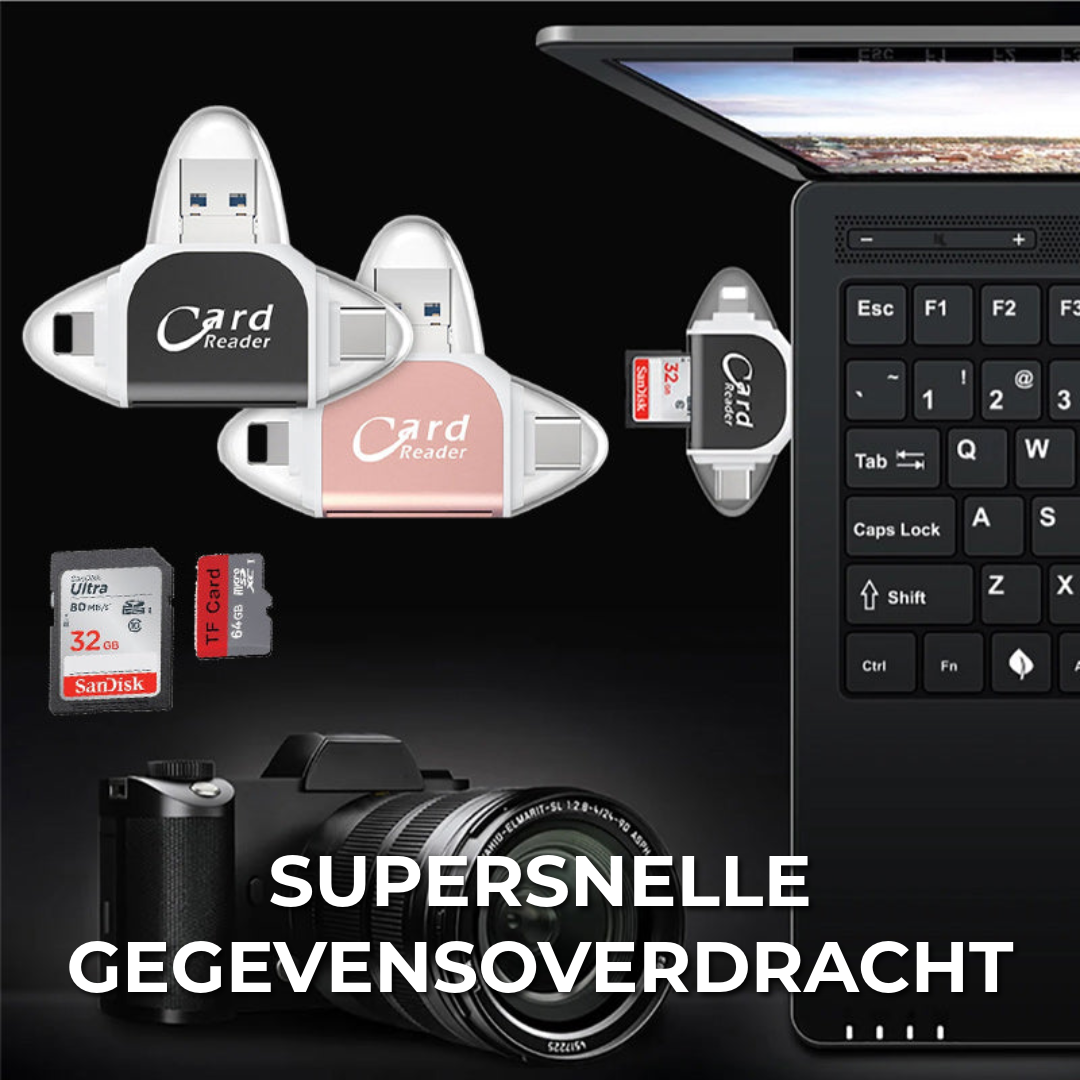 4-in1 SD Kaartlezer