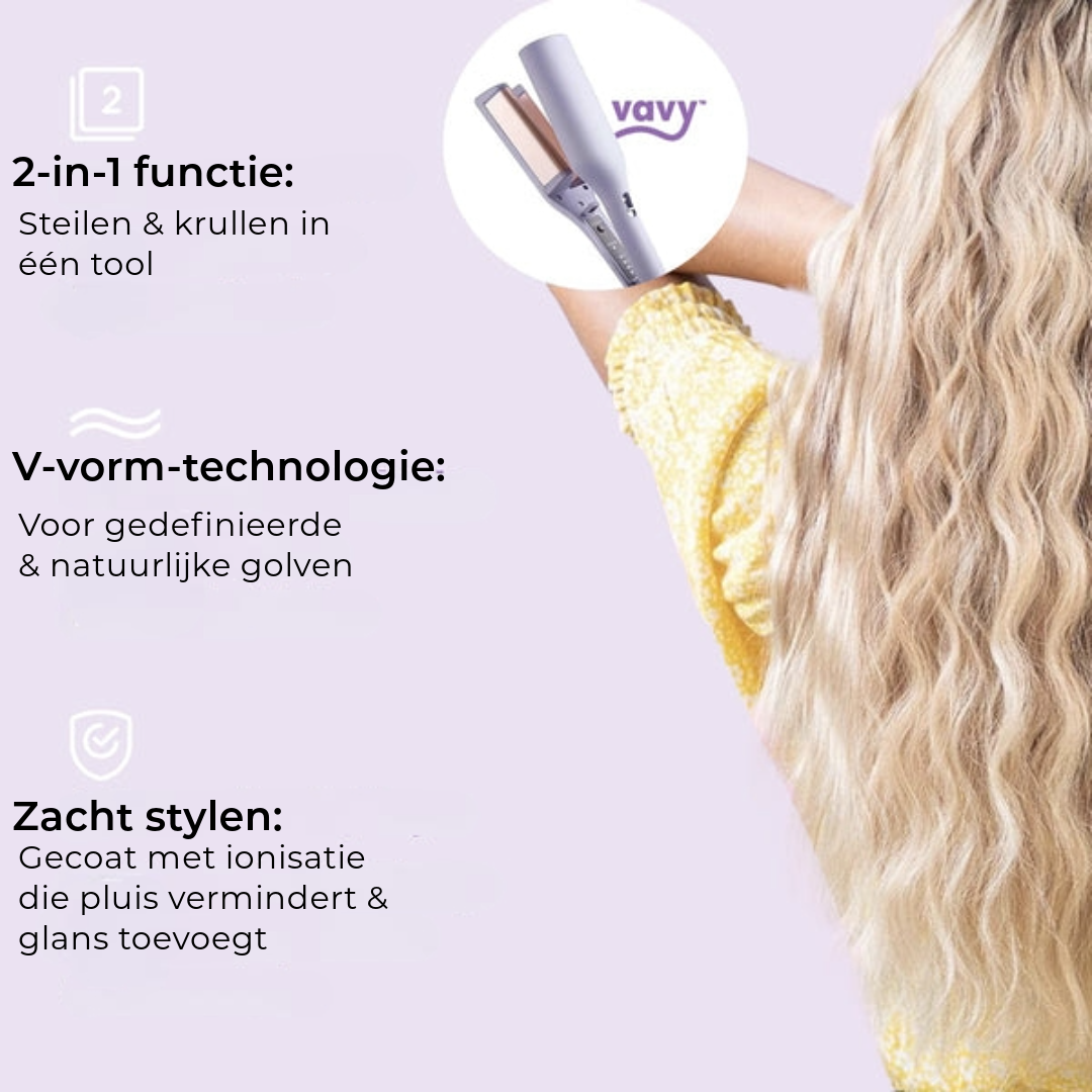 VAVY™ | Krul- en Stijltang