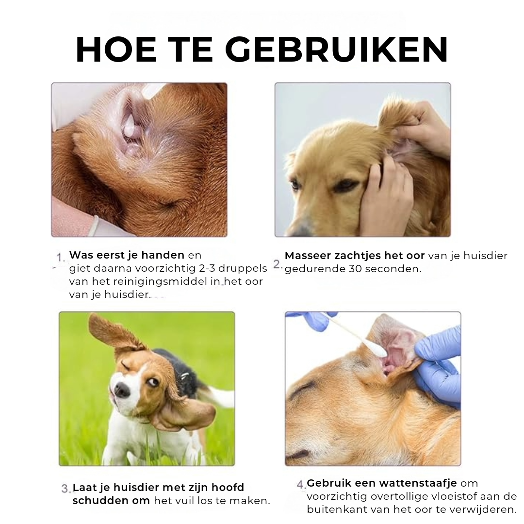 Diep Reinigende Oorreiniger voor Huisdieren