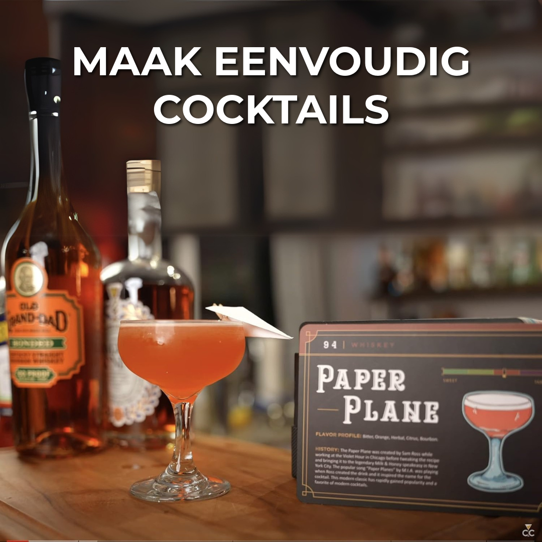 Cocktail Kaarten | 100 Engelstalige Recepten