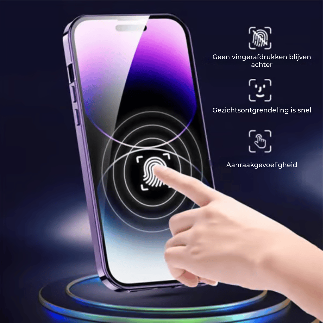 Magnetisch Dubbelzijdig Telefoonhoesje