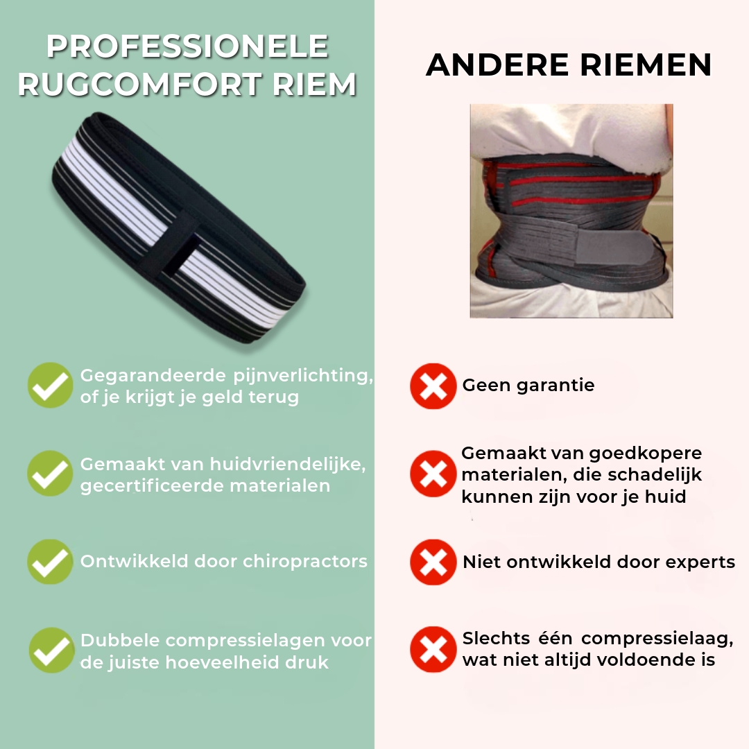 Professionele Rugcomfort Riem