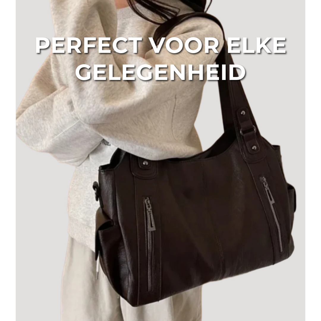 Vintage Lederen Handtas