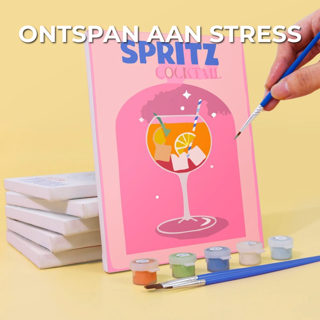 6 Mini Cocktail Schilderijen