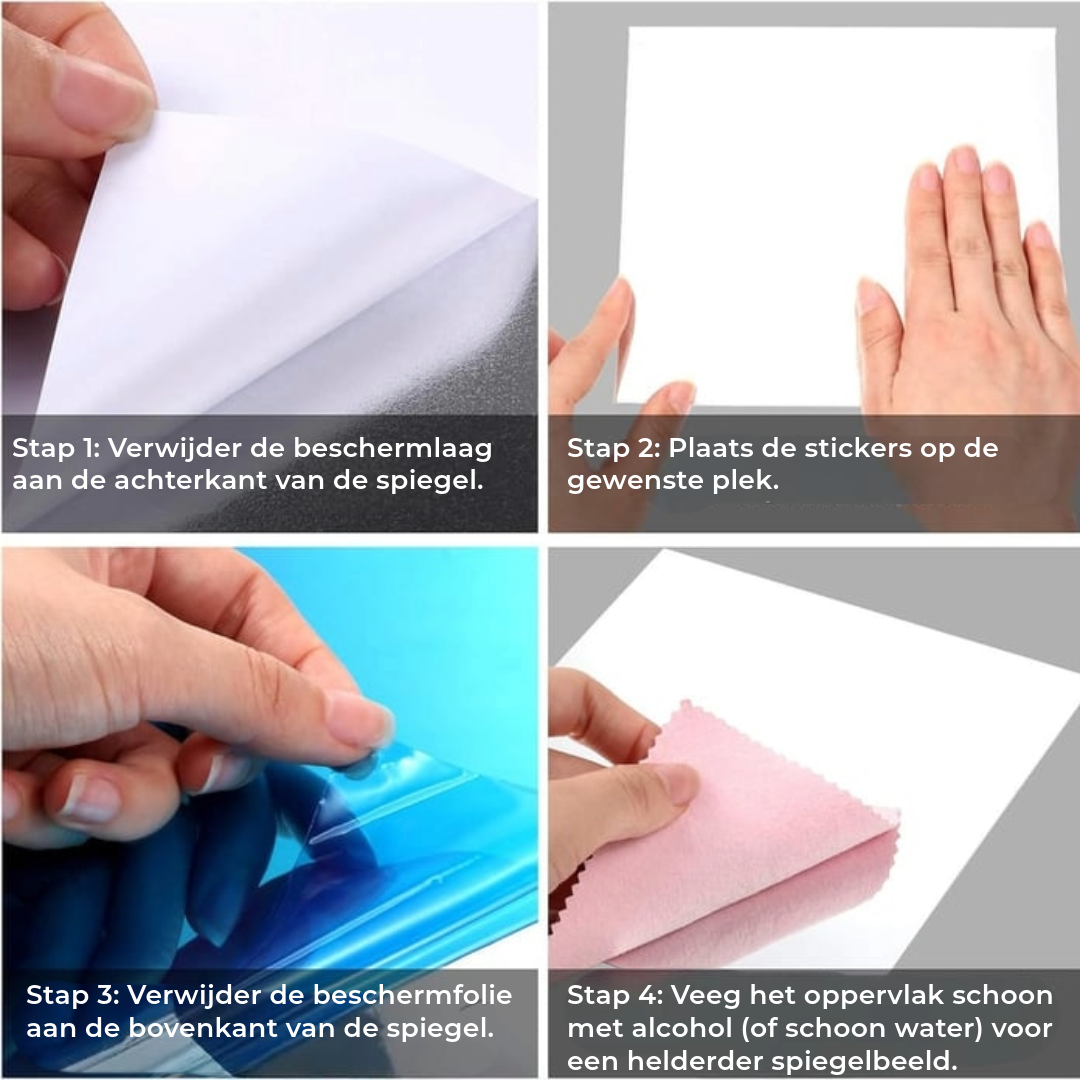 Zelfklevende Onbreekbare Spiegel