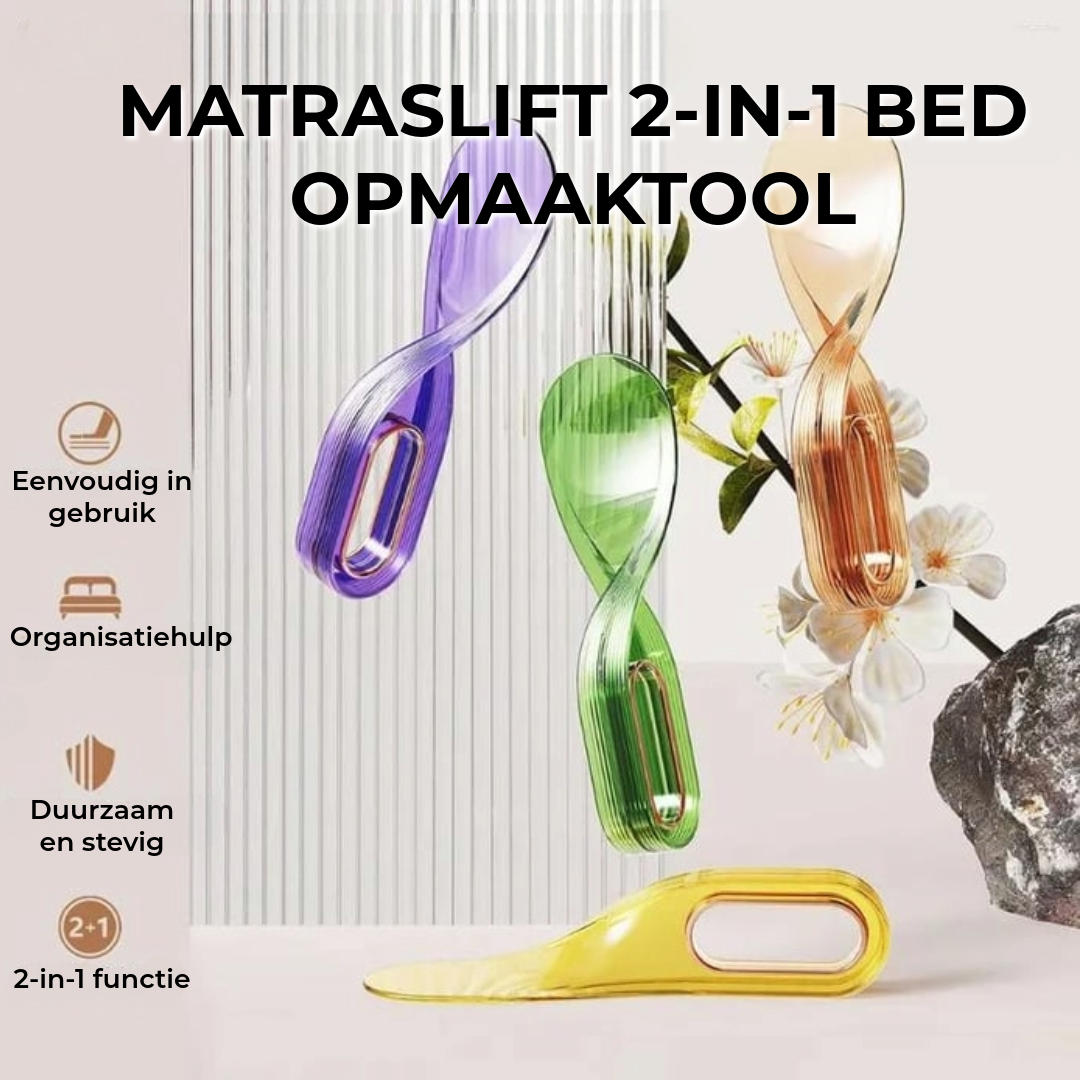 MatrasLift 2-in-1 Bed Opmaaktool