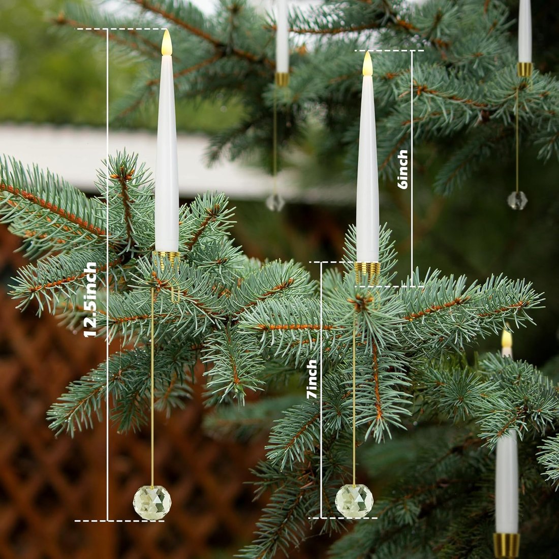Ultrarealistische Kerstkaarsen