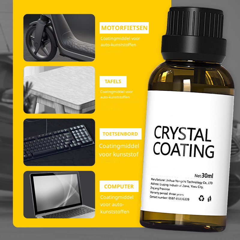 Kristalcoating voor kunststof