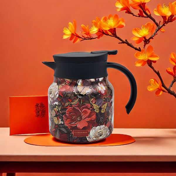 Luxe Retro Thermos Kan