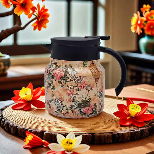 Luxe Retro Thermos Kan