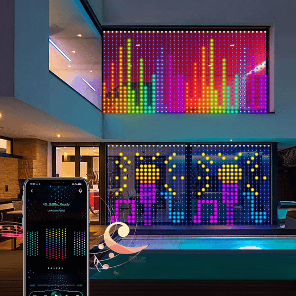 Smart LED Gordijn