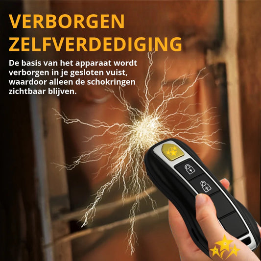 Zelfverdedigingszaklamp in Autosleutelvorm