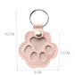 Leren Dierenpoot Sleutelhanger