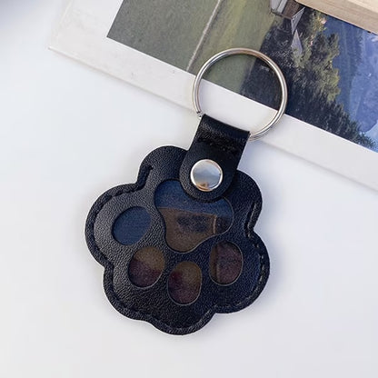 Leren Dierenpoot Sleutelhanger
