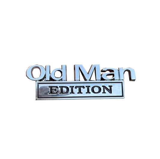 Old Man Edition Auto Embleem