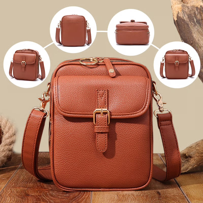 Vintage Crossbody Leren Tas