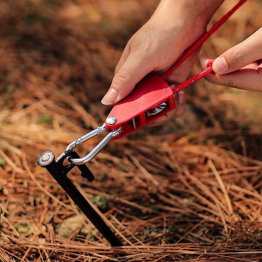 Draagbare Verstelbare Fix Tent hoge sterkte snelle release katrol - Camping touw